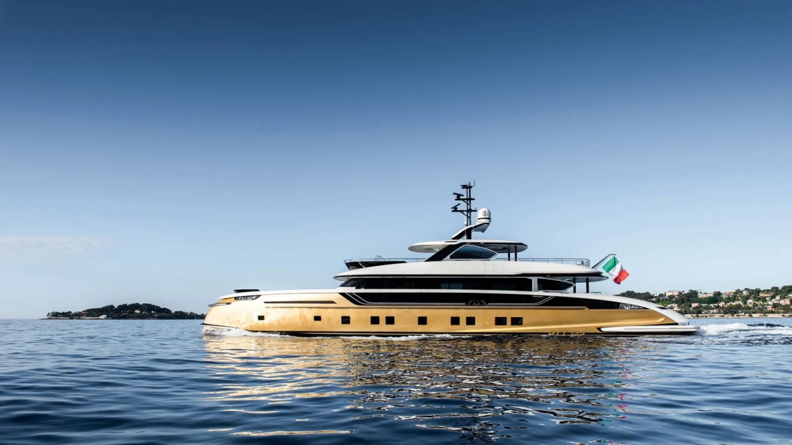 Stefania: On board Dynamiq's new 41m golden superyacht