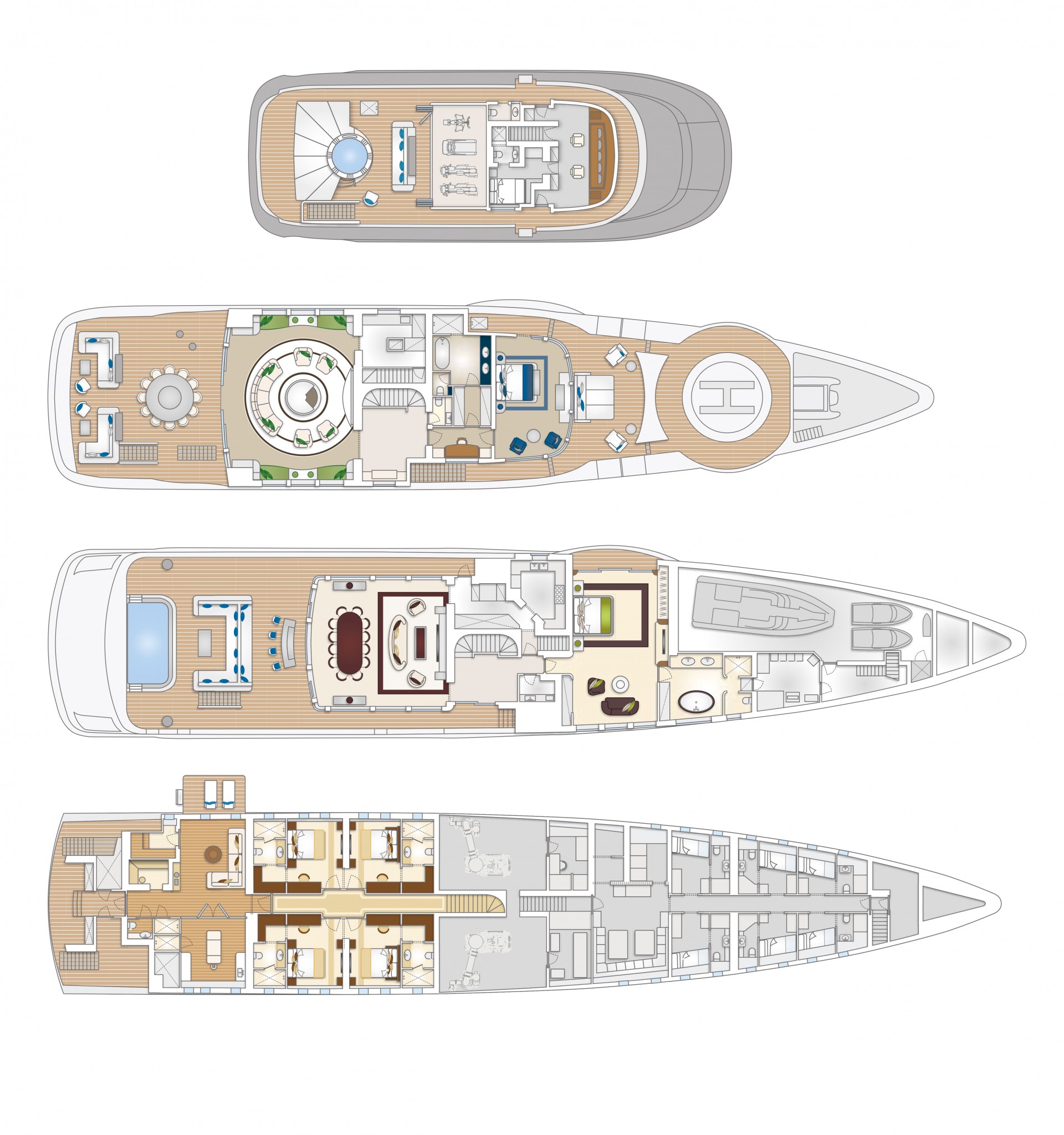 Планы палуб. Admiral Quinta Essentia 55m. Quinta Essentia яхта. План палуб мегаяхты. Яхты sarastar план.