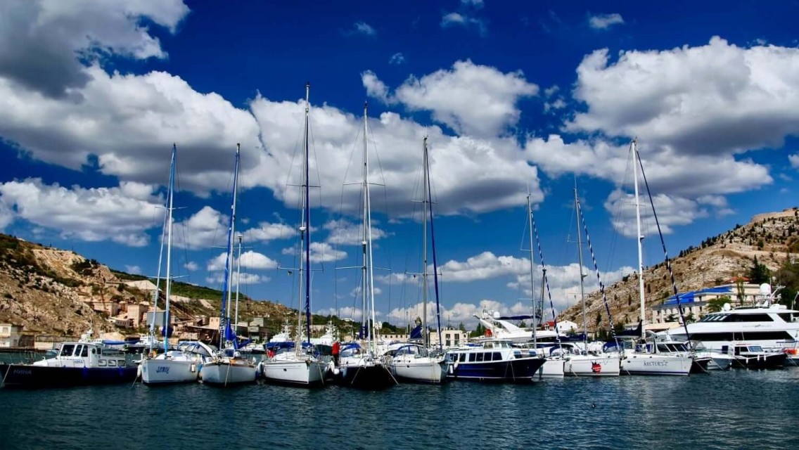 Yacht marinas of Crimea