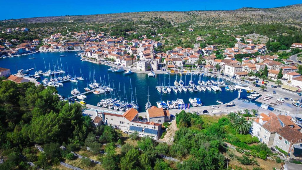 Yacht marinas in Croatia