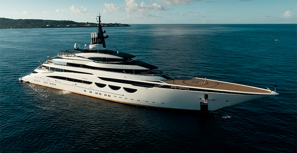 Lürssen’s 115m superyacht Ahpo for sale for the first time