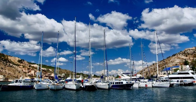 Yacht marinas of Crimea