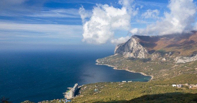 The most beautiful bays of Crimea