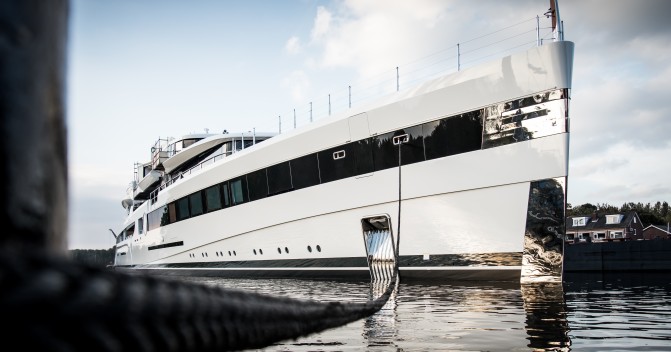 Feadship launches one of its biggest superyachts to date