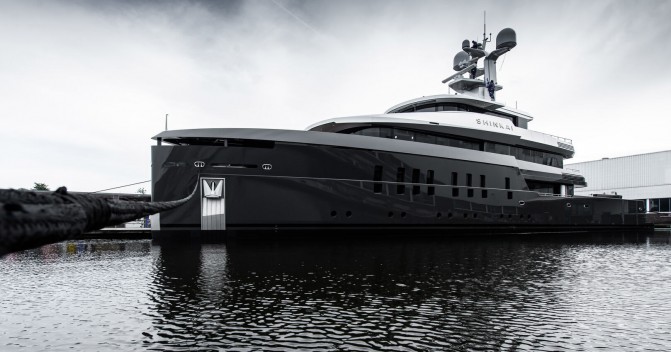 Feadship’s ‘Deep Sea’ 55m superyacht Shinkai launched in Aalsmeer